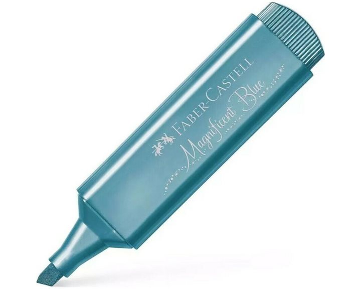 Μαρκαδόρος Υπογράμμισης Faber Castell Metallic Blue154647