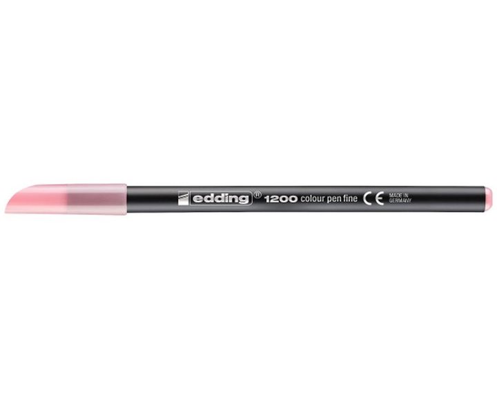 Μαρκαδόρος Edding 1200 Ανεξίτηλος Ψιλής Γραφής 0.5-1mm Pastel Ροζ