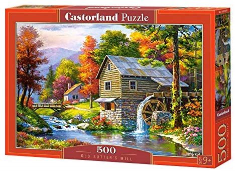 Παζλ Castorland 500 τμχ. Old Sutter's Mill 47x33cm B-52691
