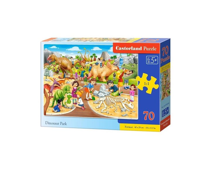 Παζλ Castorland 70 τμχ. Dinosaur Park 40x29 B-070046