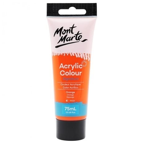 Ακρυλικό Mont Marte 75ml Studio Acrylic 07 Orange