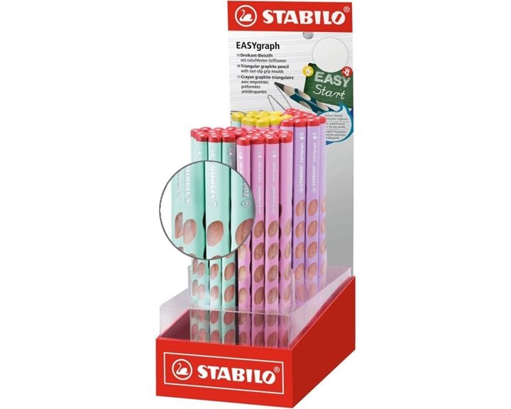 Μολύβι Stabilo Easy Graph Pastel Για Αριστερόχειρες 321/15 HB Pistachio