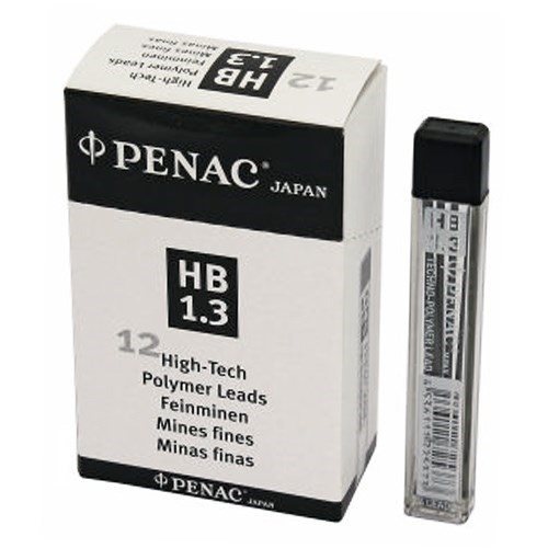 Ανταλλακτικές Μύτες Penac 1.3mm HB 6pcs
