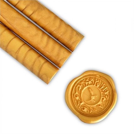 Βουλοκέρι 13.5cm σε Ράβδο 11mm με Φυτίλι Χρυσό