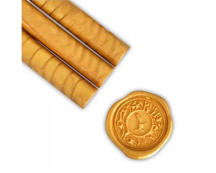 Βουλοκέρι 13.5cm σε Ράβδο 11mm με Φυτίλι Χρυσό