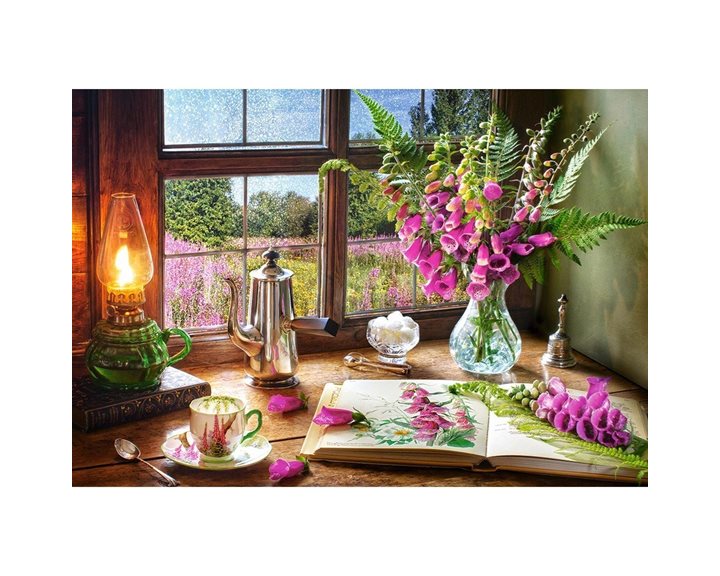 Παζλ Castorland 1000 Τμχ. Still Life With Violet Snapdragons 68x47 C-104345-2