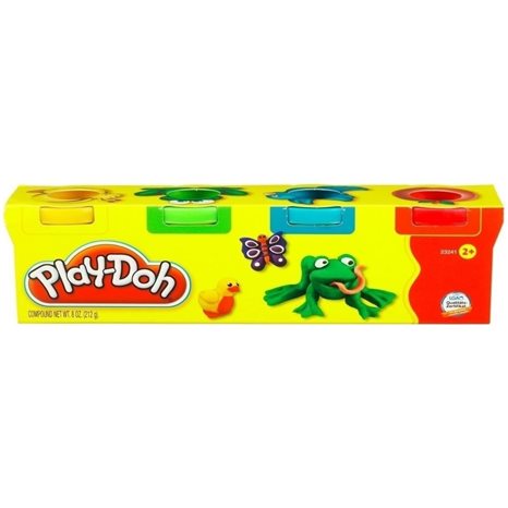 Play-Doh Hasbro Βαζάκι 4τεμ. Color