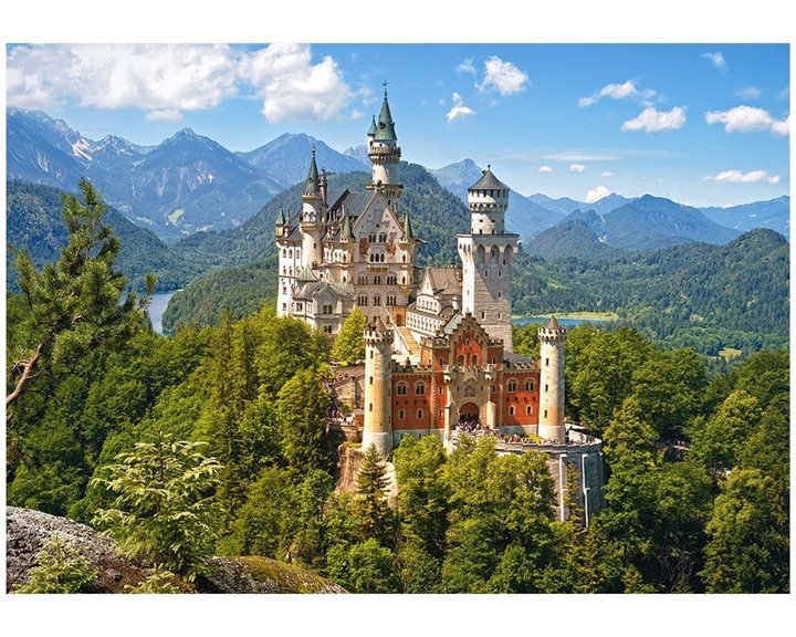 Παζλ Castorland 500 τμχ. View of the Neuschwanstein Castle,Germany 47x33cm B-53544
