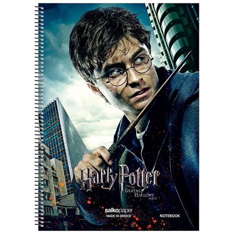Τετράδιο Σπιράλ Α4 Salko Harry Potter No2 1θ. 30φ. 7306