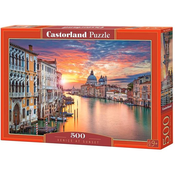 Παζλ Castorland 500 τμχ. Venice at Sunset 47x33cm B-52479