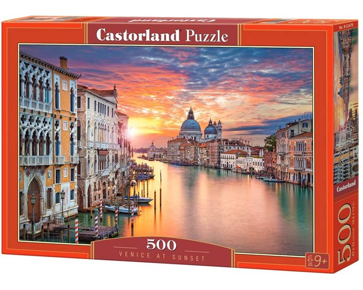 Παζλ Castorland 500 τμχ. Venice at Sunset 47x33cm B-52479