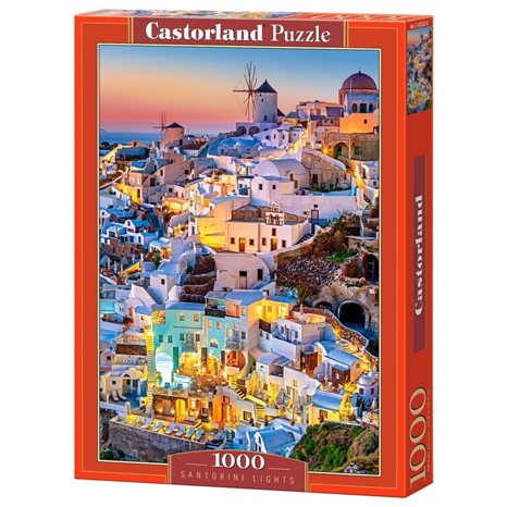 Παζλ Castorland 1000 τμχ. Santorini Lights 68x47 C-103522