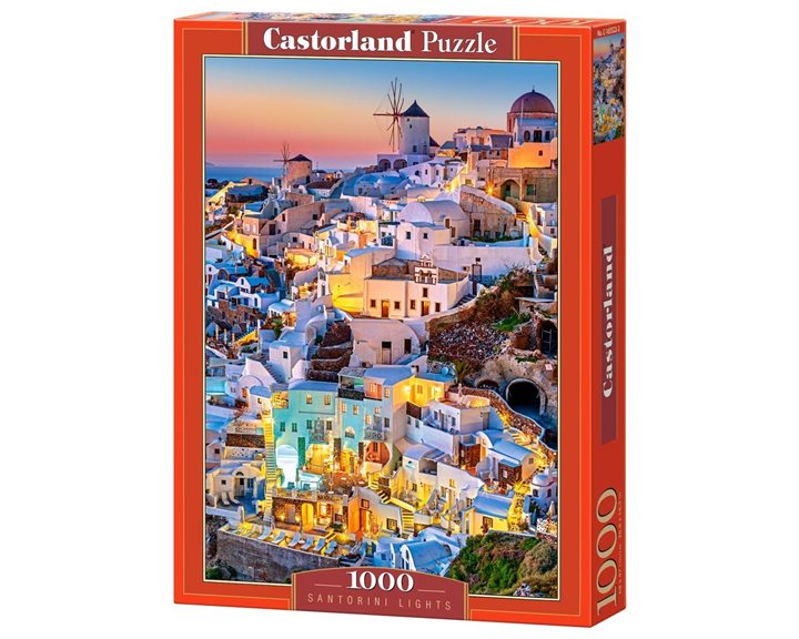 Παζλ Castorland 1000 τμχ. Santorini Lights 68x47 C-103522