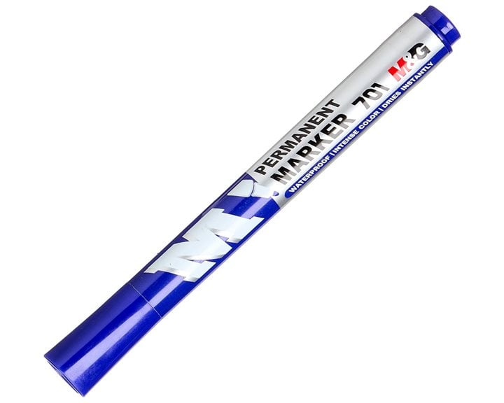 Μαρκαδόρος Ανεξίτηλος M&G Μπλε APMY2272