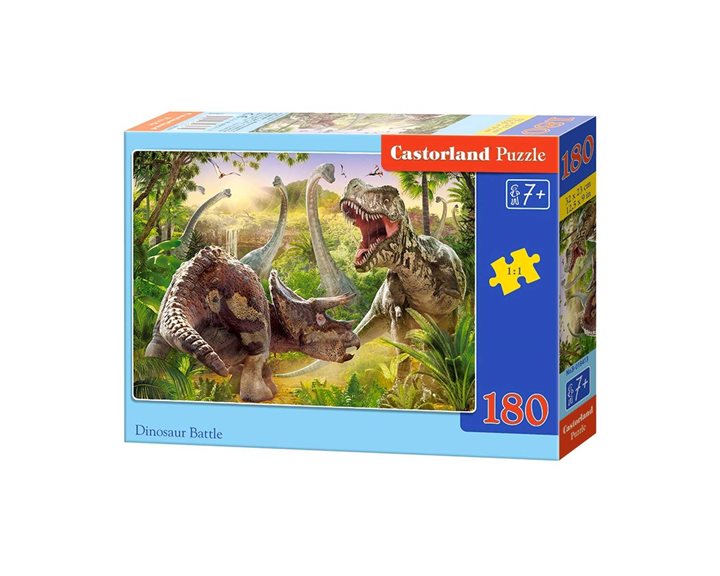 Παζλ Castorland 180τμχ. Dinosaur Battle 32x23cm B-018413
