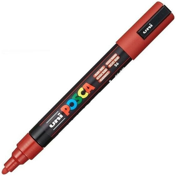 Μαρκαδόρος Uni Posca PC-5M Ruby Red