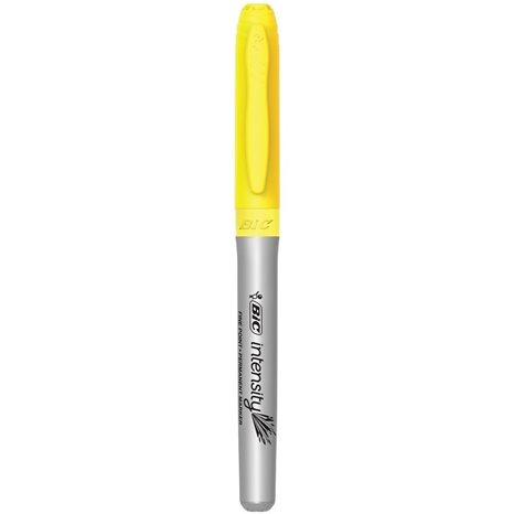 Μαρκαδόρος Marking Bic Ανεξίτηλος Κίτρινο Fine