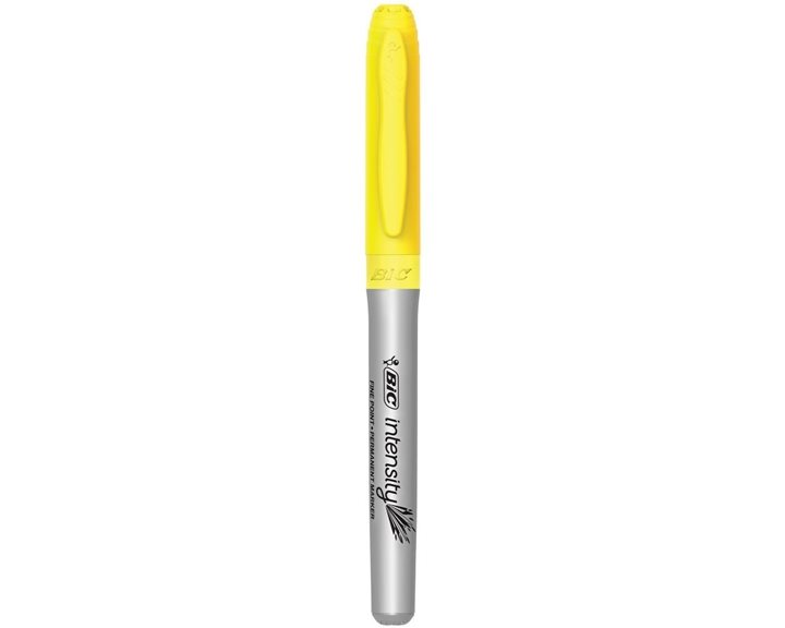 Μαρκαδόρος Marking Bic Ανεξίτηλος Κίτρινο Fine