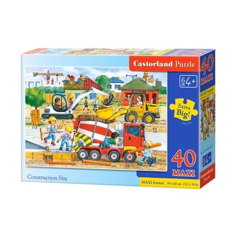 Παζλ Castorland 40 Maxi Construction Site 59x40cm B-040018-1