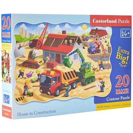 Παζλ Castorland 20 Maxi House of Construction 59x40 C-02412-1