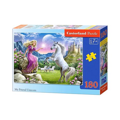 Παζλ Castorland 180τμχ. My Friend Unicorn 32x23cm B-018024