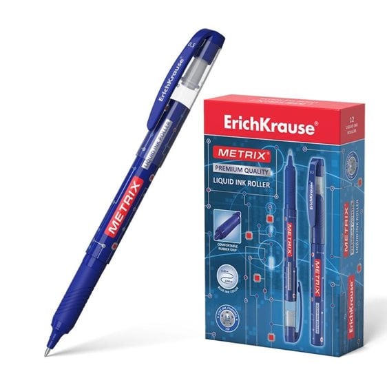 Στυλό ErichKrause Metrix Liquid Ink Roller 0.5mm Μπλε 45479