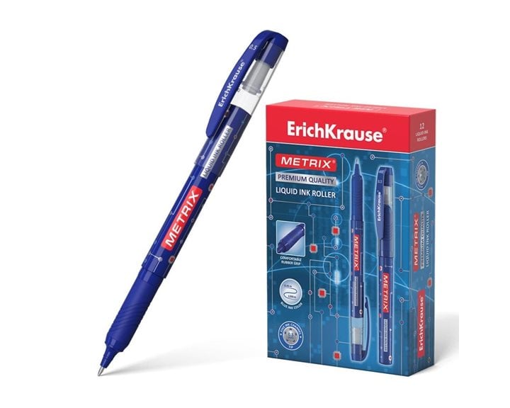 Στυλό ErichKrause Metrix Liquid Ink Roller 0.5mm Μπλε 45479
