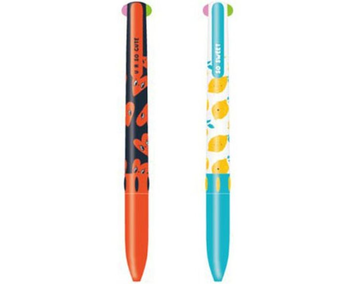 Στυλό M&G 0.7mm 4 Pastel Χρωμάτων In Love With Lemons  ABP80671