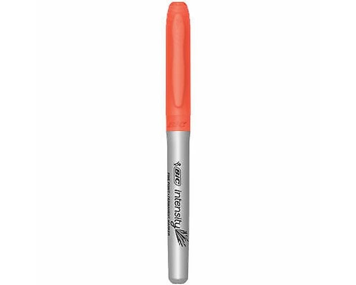 Μαρκαδόρος Marking Bic Ανεξίτηλος Πορτοκαλί Fine