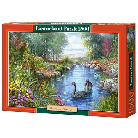 Παζλ Castorland 1500τεμ. Black Swans 68χ47cm C-151042-2