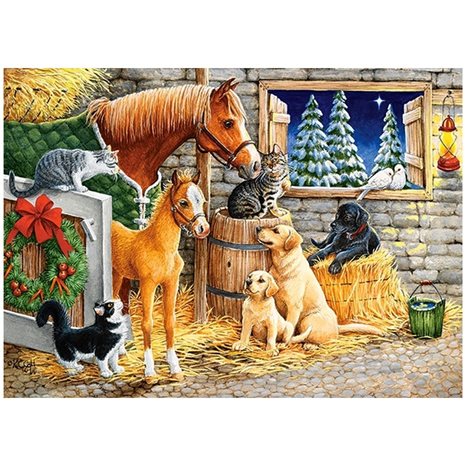 Παζλ Castorland 120 Τμχ. Gathering Friends 32x23cm B-13340-1