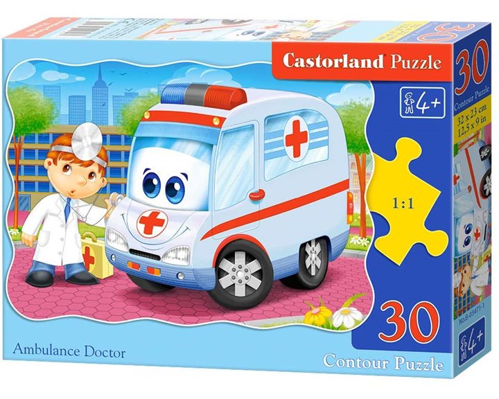 Παζλ Castorland 30 Τμχ. Ambulance Doctor 32x23cm B-03471-1