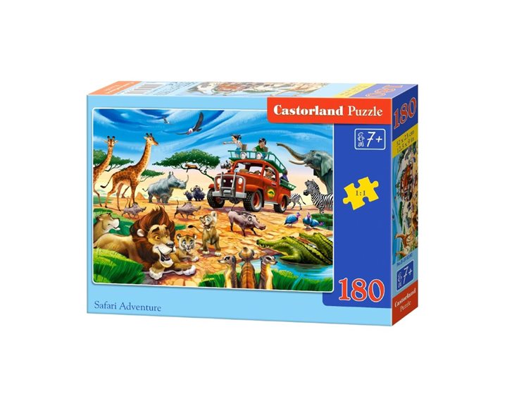 Παζλ Castorland 180τμχ. Safari Adventure 32x23cm B-018390