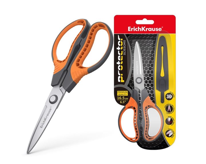 Ψαλίδι Μεταλλικό ErichKrause 16,5cm Protector 16.5cm 48056
