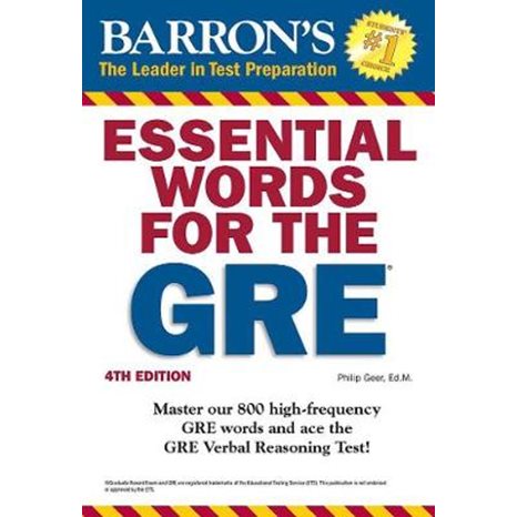BARRON'S ESSENTIAL WORDS FOR THE GRE 4TH ED PB