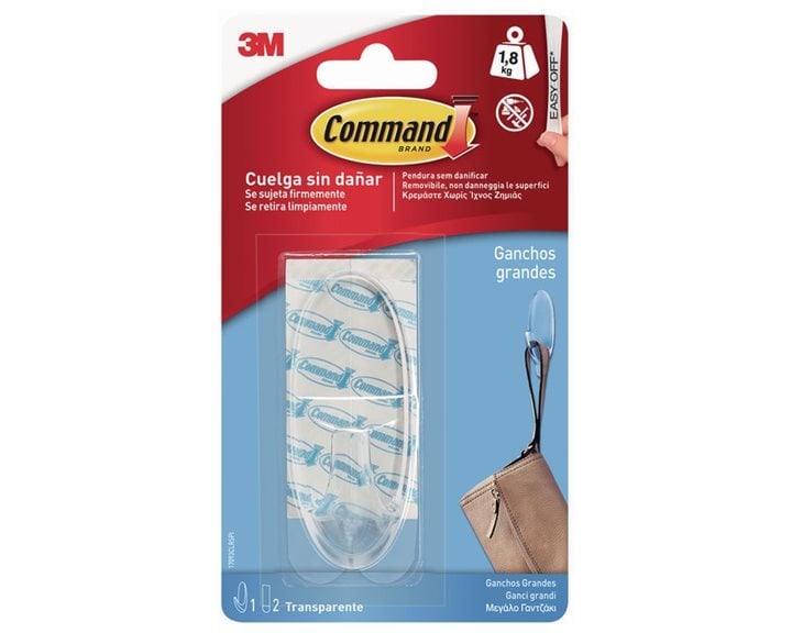 Γατζάκι 3Μ 17093CLR Διαφανές Max 1,8kg