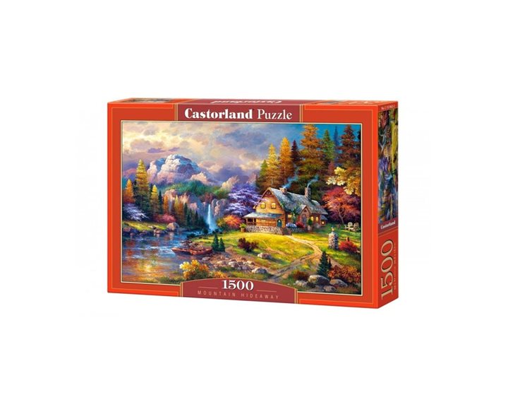 Παζλ Castorland 1500τεμ. Mountain Hideaway 68χ47cm C-154162-1