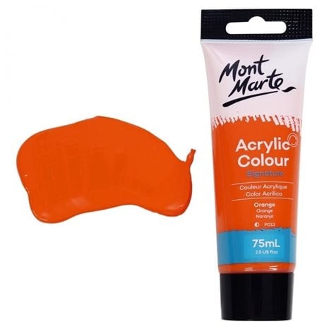 Ακρυλικό Mont Marte 75ml Studio Acrylic 07 Orange