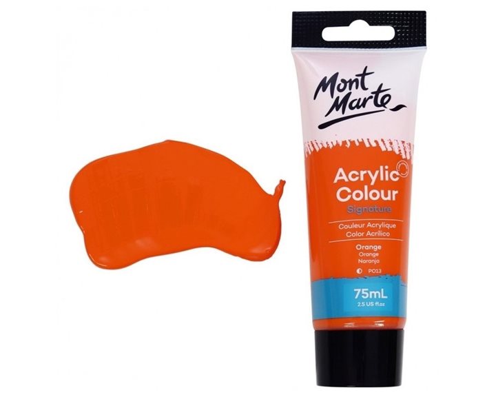 Ακρυλικό Mont Marte 75ml Studio Acrylic 07 Orange
