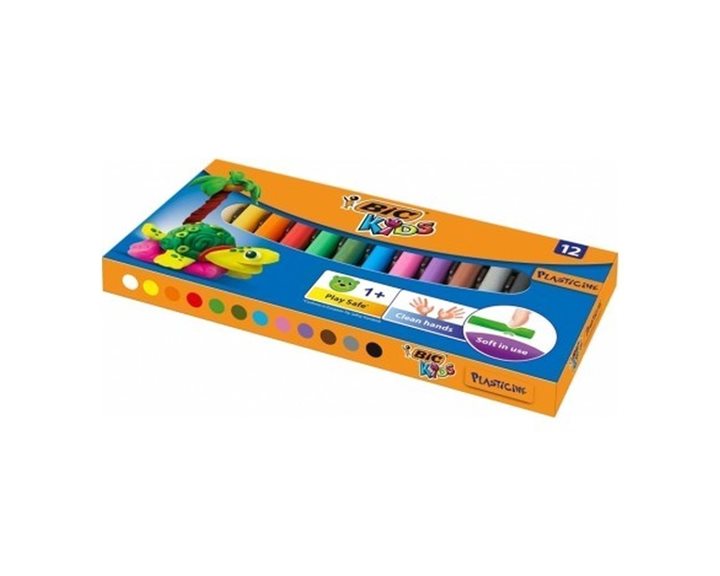 Πλαστελίνη Bic Plasticine 12τμχ