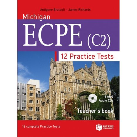 MICHIGAN ECPE (C2) 12 PRACTICE TESTS TEACHERS BOOK 2 MP3 AUDIO CD S 10438