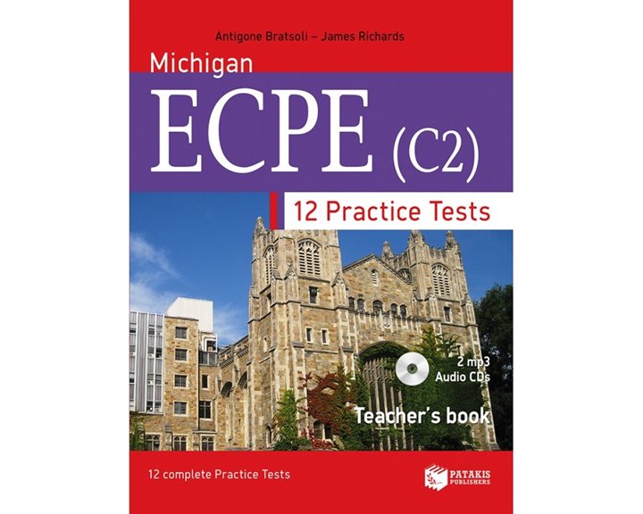 MICHIGAN ECPE (C2) 12 PRACTICE TESTS TEACHERS BOOK 2 MP3 AUDIO CD S 10438