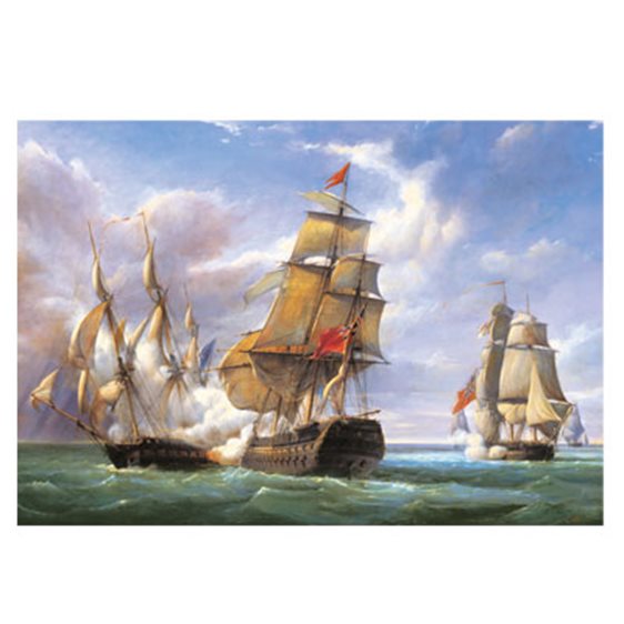 Παζλ Castorland 3000τμχ. Combat Between the French Frigate and English Vessel 92x68cm C-300037-2