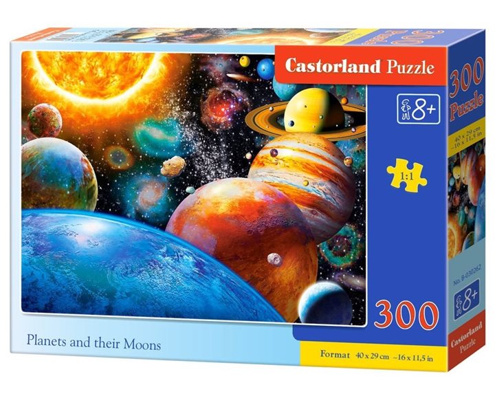Παζλ Castorland 300τμχ. Planets and their Moons 40x29cm B-030262