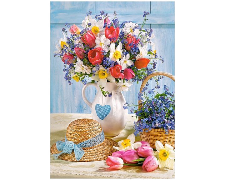 Παζλ Castorland 500 τμχ. Spring in Flower Pot 47x33cm B-53520