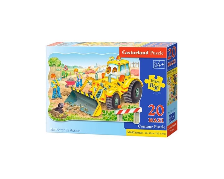 Παζλ Castorland 20 Maxi Bulldozer In Action 59x40 C-02139