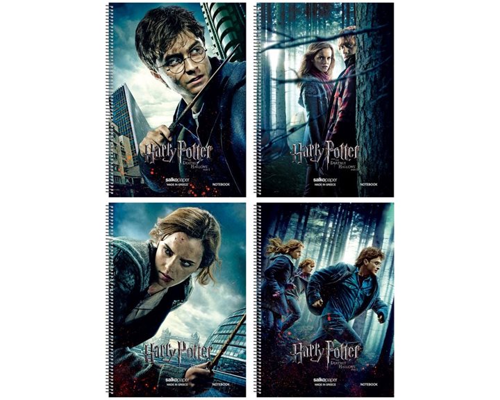 Τετράδιο Σπιράλ Α4 Salko Harry Potter No2 1θ. 30φ. 7306