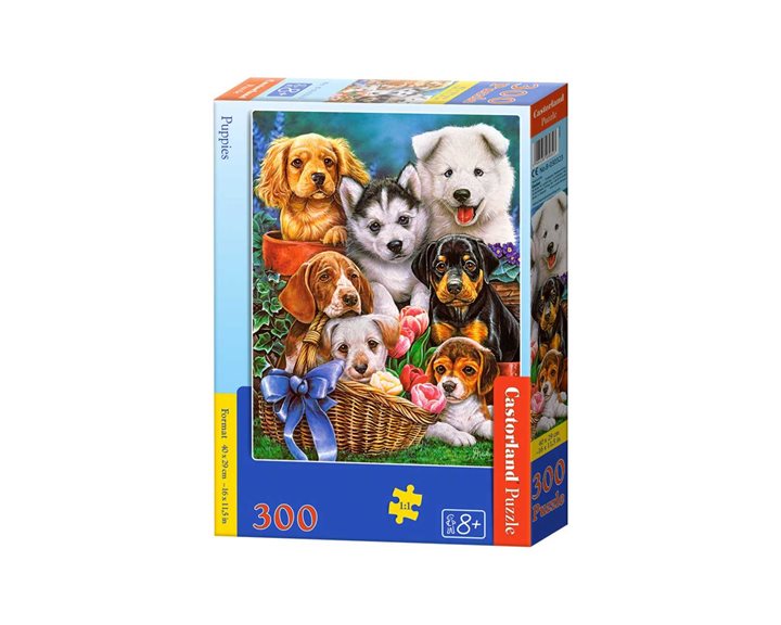 Παζλ Castorland 300τμχ. Puppies 40x29cm B-030323