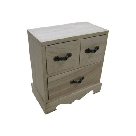 Ξύλινη Συρταριέρα Για Ντεκουπάζ 15χ16.5χ7.5cm 20601250