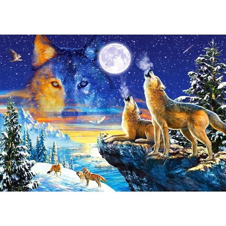 Παζλ Castorland 1000 Τμχ. Howling Wolves 68x47 C-103317-2